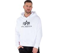 Alpha Industries Herren Hoodie Oversized Basic OS white M