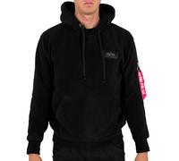 Alpha Industries Herren Hoodie Polar Fleece black M