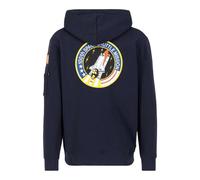 Alpha Industries Herren Hoodie Space Shuttle rep. blue S