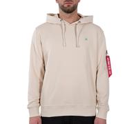 Alpha Industries Herren Hoodie X-Fit jet stream white 3XL
