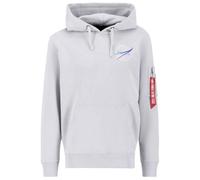 Alpha Industries Herren Hoody Dark Side Hoody, Pastel Grey, XXL