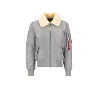 Alpha Industries Herren Injector III Fliegerjacke, Silver, Small