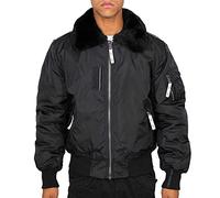 Alpha Industries Injector III Fliegerjacke schwarz, Größe L, Herren, Synthetik