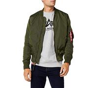 Alpha Industries Herren Jacke MA-1 TT, Grün (Dark Green 257), Small