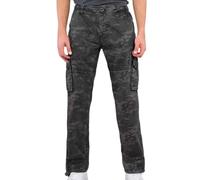 Alpha Industries Herren Jet Camo Freizeithose, Black Camo, 31