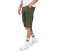 Alpha Industries Jet Cargo Shorts 32 Dark Olive