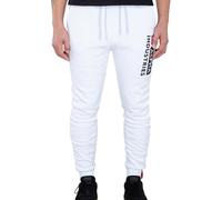 Alpha Industries Herren Jogginghose Alpha Block-Logo white XL