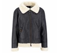 Alpha Industries Herren Kunstlederjacke B3 FL black XL