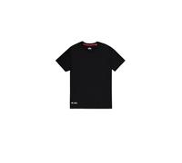 Alpha Industries Rundhalsshirt Label T BP – Herren, 100% Baumwolle, Regular Fit, Schwarz, XXL