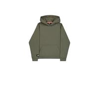 Alpha Industries Herren Label Hoodie Back Print, Dark Olive, L
