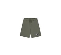 Alpha Industries Herren Label Shorts, Dark Olive, S