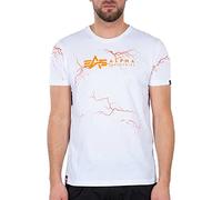 ALPHA INDUSTRIES Herren Lightning AOP T T-Shirt für Herren T-Shirt (1er Pack)
