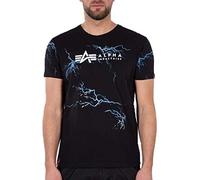 ALPHA INDUSTRIES Herren Lightning AOP T T-Shirt für Herren T-Shirt (1er Pack)