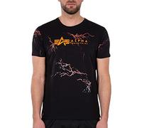 ALPHA INDUSTRIES Herren Lightning AOP T T-Shirt für Herren T-Shirt (1er Pack)