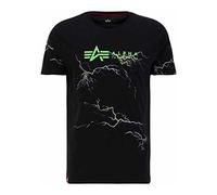 ALPHA INDUSTRIES Herren Lightning AOP T T-Shirt für Herren T-Shirt (1er Pack)