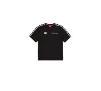 Alpha Industries Logo Track Tape T-Shirt Größe L Schwarz