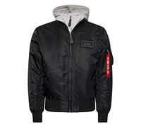 ALPHA INDUSTRIES Herren MA-1 D-Tec Bomberjacke, Schwarz, 5 XL