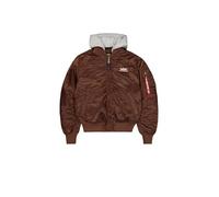 Alpha Industries Herren Ma-1 Zip Hood Backprint Bomberjacke (1er Pack)