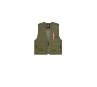 Alpha Industries Mesh Utility Vest Weste Größe M Grün