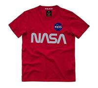 Alpha Industries NASA Reflective T-Shirt Größe XS Rot