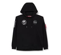 ALPHA INDUSTRIES Herren NASA Voyager Hoody Kapuzensweat für Herren Kapuzenpullover (1er Pack)