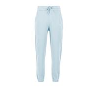 Jogginghose ALPHA INDUSTRIES "Organics EMB Regular Jogger", Herren, Gr. S, Normalgrößen, blau (organic sky blau), Obermaterial: 100% Baumwolle, Hosen Jogginghose (98756559-S)