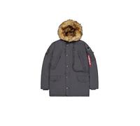 Winterjacke ALPHA INDUSTRIES "Polar Jacket", Herren, Gr. XL, grau (vintage grau), Obermaterial: 53% Nylon, 47% Polyester. Futter: 100% Nylon. Füllung: 100% Polyester, Jacken Winterjacke (50820841-XL) 