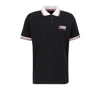 Alpha Industries Herren Polohemd Contrast black M