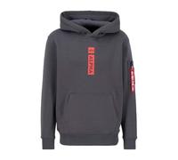 Alpha Industries - Alpha Puff Print Hoodie - Pullover - Vintage Grey M