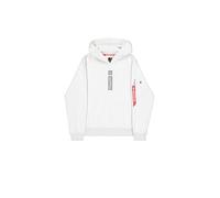 Alpha Industries Herren Puff Print Hoodie, Pastel Grey Melange, XXL