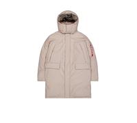 Alpha Industries Puffer Parka Winterjacke Größe L Beige