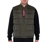 Alpha Industries Herren Puffer Vest LW Weste, Dark Olive, M