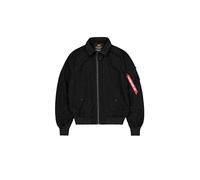 Bomberjacke ALPHA INDUSTRIES "Ripstop Flying Jacket Light", Herren, Gr. XS, schwarz, Shell: 100% Nylon. Lining: 100% Polyester, Jacken Bomberjacke (54912433-XS) schwarz