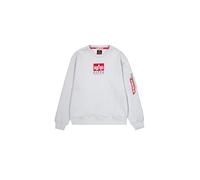 Alpha Industries Herren Satin Logo Sweater Sweatshirt (1er Pack)