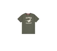 Alpha Industries Herren Scorpion T-Shirt, Dark Olive, XS