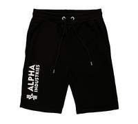 Alpha Industries Herren Short Basic Short Al Foil Print black/metalsilver S