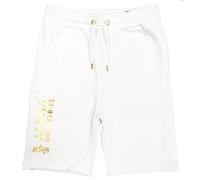Alpha Industries Herren Short Basic Short Al Foil Print white/yellow gold 3XL