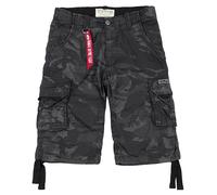 Alpha Industries Jet Camo Kurze Hose 31 Black Camo