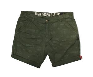 Alpha Industries Herren Short Kerosene All Over dark olive 36