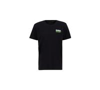 Alpha Industries Herren Skylab NASA T, Black/Green, XS
