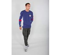 ALPHA INDUSTRIES Herren Space Camp Sweatshirt blau XXL