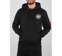 Alpha Industries Herren Space Shuttle Hoodie in Schwarz S