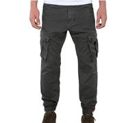 Cargohose ALPHA INDUSTRIES "Alpha Industries Men - Pants Spy Pant" Gr. 33, Normalgrößen, schwarz (black) Herren Hosen (62567855-33) black