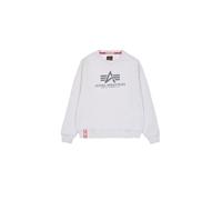 Alpha Industries Basic Big Logo Sweatshirt Größe XS Grau