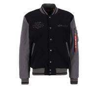 Alpha Industries Herren Sweat Jacket Varsity Air Force black S