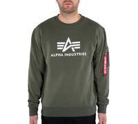 Alpha Industries Herren Sweater 3D Logo II dark olive S