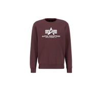 Alpha Industries Herren Sweater Basic Logo deep maroon M