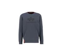 Alpha Industries Herren Sweater Basic Logo greyblack/black S