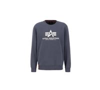 Alpha Industries Herren Basic Pullover Sweatshirt, Gris, M