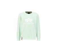 Alpha Industries Herren Sweater Basic Logo mint M